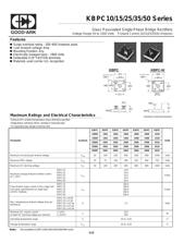 KBPC5010 Datenblatt PDF