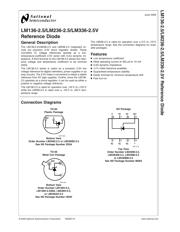 LM336BZ-2.5/NOPB 数据规格书 2