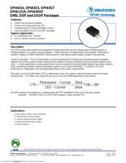OPIA4010ATU 数据规格书 1
