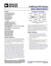 ADG444BR Datenblatt PDF