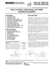 OPA2725AIDGKRG4 datasheet.datasheet_page 1