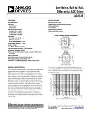 AD8139ACPZ-R2 datasheet.datasheet_page 1