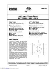 INA132UA2K5 datasheet.datasheet_page 1