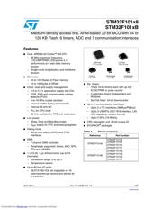 STM32F101V8 数据规格书 1