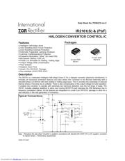 IR2161STR datasheet.datasheet_page 1