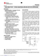 TPA6132A2EVM2 datasheet.datasheet_page 1