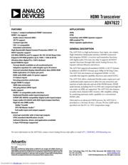 ADV7622BSTZ datasheet.datasheet_page 1