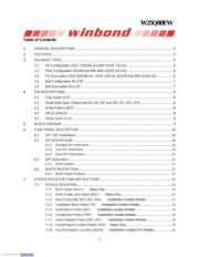 W25Q80EWZPIG 数据规格书 2