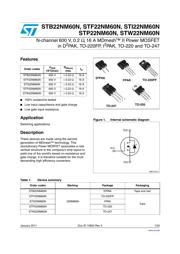 STF22NM60N datasheet.datasheet_page 1