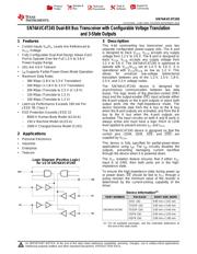 SN74AVC4T245 Datenblatt PDF