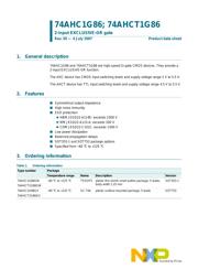 74AHC1G86GW datasheet.datasheet_page 1