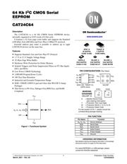 CAT24C64C4CTR 数据规格书 1