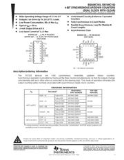 SN74HC193D 数据规格书 1