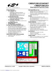 C8051F120GQ 数据规格书 1