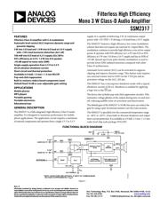 SSM2317CBZ-REEL7 datasheet.datasheet_page 1