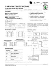 CAT24WC02U 数据规格书 1