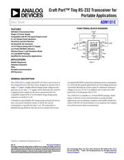 ADM101EARMZ-REEL datasheet.datasheet_page 1