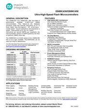 DS89C430-MNG+ Datenblatt PDF