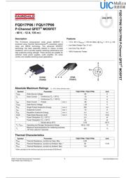 FQD17P06 数据手册