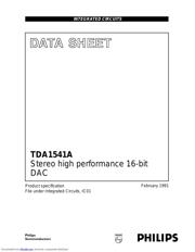 TDA1541A datasheet.datasheet_page 1