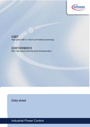 IGW100N60H3FKSA1 datasheet.datasheet_page 1