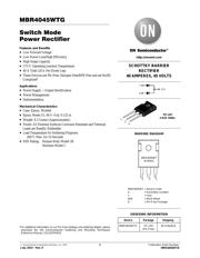 MBR4045WTG Datenblatt PDF