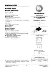 MBR4045WTG 数据手册