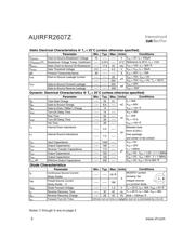 AUIRFR2607ZTRR 数据规格书 2