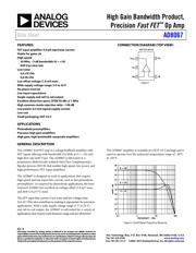 AD8067ARTZ-REEL datasheet.datasheet_page 1