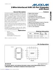 MAX7310 数据规格书 1