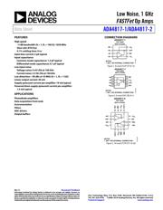 ADA4817-2ACPZ-R7 Datenblatt PDF