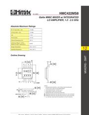 HMC422MS8 数据规格书 4