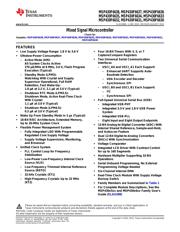 MSP430F6638IZQWR datasheet.datasheet_page 1