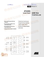 AT43301 datasheet.datasheet_page 1