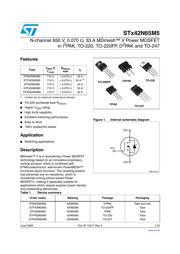 STF42N65M5 datasheet.datasheet_page 1