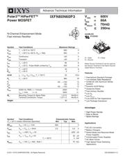 IXFN80N60P3 数据规格书 1