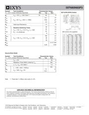IXFN80N60P3 数据规格书 2