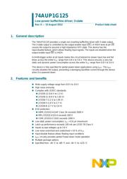 74AUP1G125GF,132 datasheet.datasheet_page 1