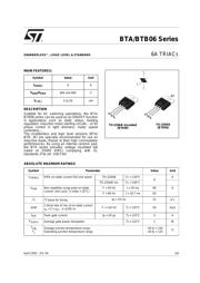 BTA06-400GPRG datasheet.datasheet_page 1