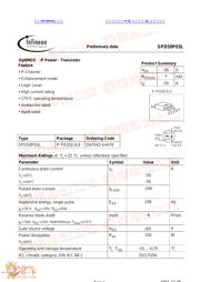 SPD50P03L datasheet.datasheet_page 1