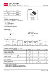 2SCR553PT100 数据规格书 1