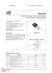 BUH515D datasheet.datasheet_page 1