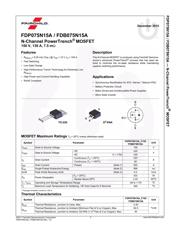 FDP075N15A_F102 datasheet.datasheet_page 1