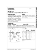 DM74ALS153SJ datasheet.datasheet_page 1