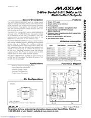 MAX517BESA+ Datenblatt PDF