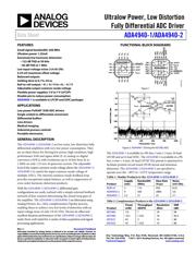 ADA4940-2ACPZ-R2 datasheet.datasheet_page 1