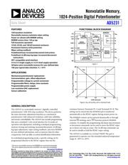 AD5231BRU50 数据规格书 1