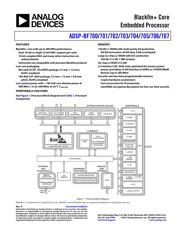 ADSP-BF703BBCZ-4 数据规格书 1