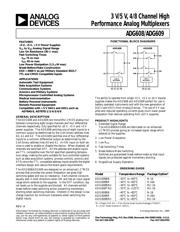 ADG608BRUZ Datenblatt PDF