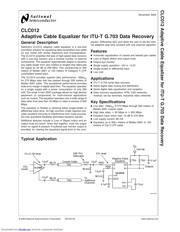 CLC012AJE datasheet.datasheet_page 1